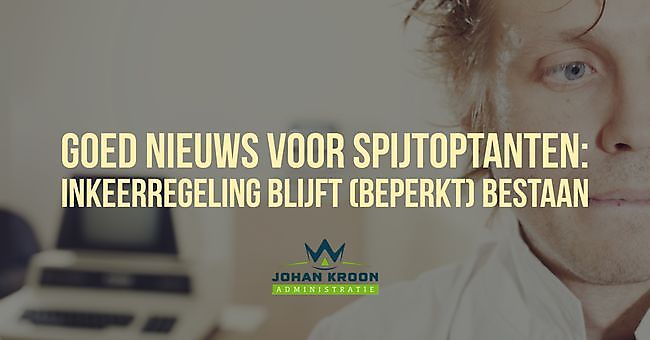 Vanaf 2018 nog steeds boetevrij tot inkeer komen